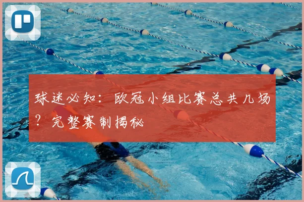球迷必知:欧冠小组比赛总共几场?完整赛制揭秘